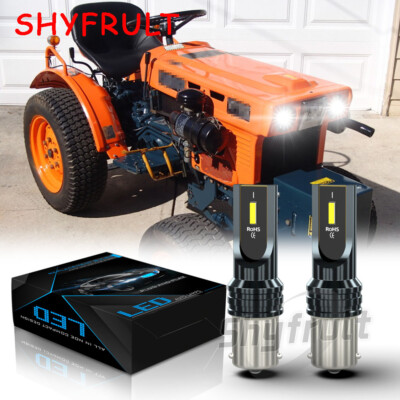 2 Blinding Bright LED Light Bulbs for Kubota B4200 B5200 B6200 B7200 B20 B8200