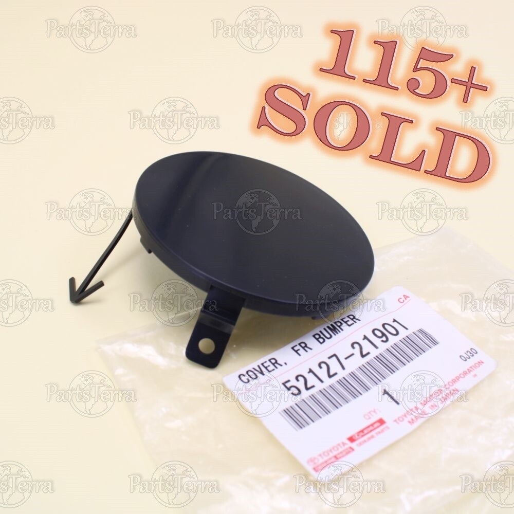 52127-21901 OEM Toyota Scion Front Bumper Tow Hook Eye Hook Cap Jack Plug Cover