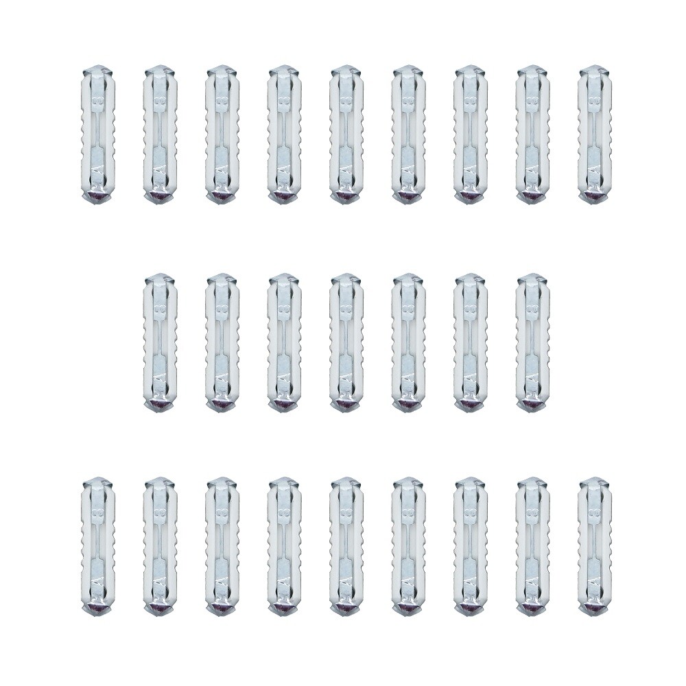 25 Stück Schmelzsicherung  8 A weiß