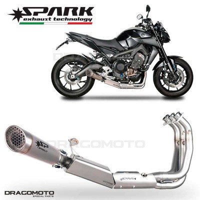 YAMAHA MT-09 2013-2020 Full exhaust SPARK GRID-O Titanium Kat GYA8862TOM