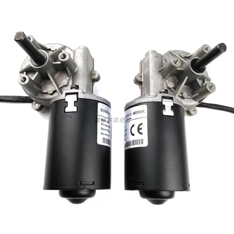 Worm Gear Reducer 30W 50RPM High Torque DC 12V 24V Electric Reversible Metal Gea