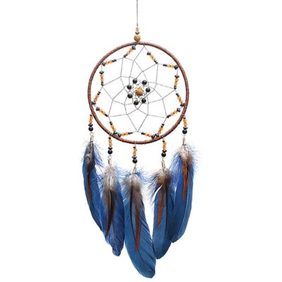 MOONFLY Dream Catcher Handmade Traditional Feather Dreamcatcher Hanging Home ...