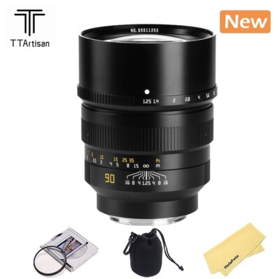 TTArtisan 90mm F1.25 Full Frame Lens Fuji GFX Mount for Fuji GFX100 GFX 50S 50R