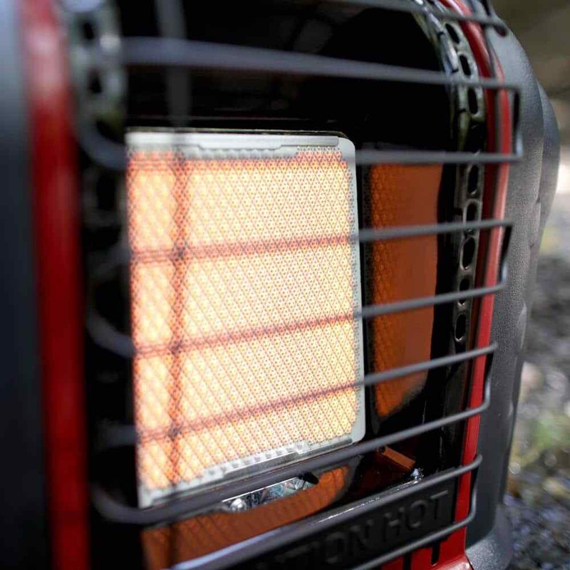 Portable Propane Space Heater Indoor Outdoor Radiant Buddy 9000 BTU Gas Canister