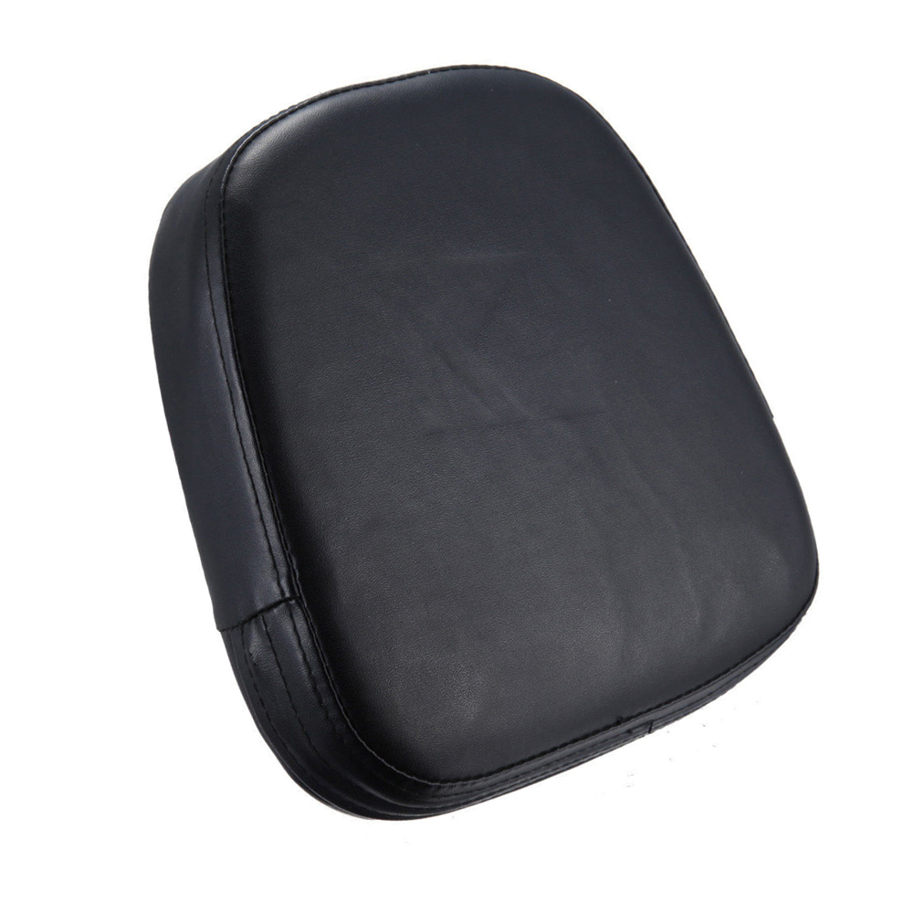 Black Motorcycle Sissy Bar Back Backrest Cushion Pad For Harley Chopper