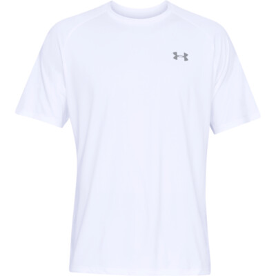 Under Armour 1326413 Men's UA Tech 2.0 Training T-Shirt, White, 4X-Large