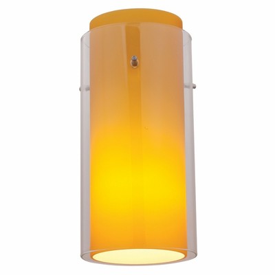 Access Lighting 23133-BS/CLAM Accessory-Glass Shade-4.5 Inches Wide by 10 Inches