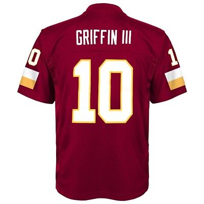 Robert Griffin III NFL Washington Redskins Mid Tier Maroon Jersey Youth (S-XL)
