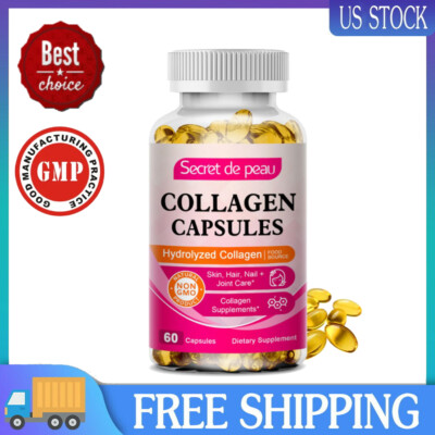 60Pcs Multi Collagen Pills Anti Aging Skin, Nail, Bones Care Collagen Supplement