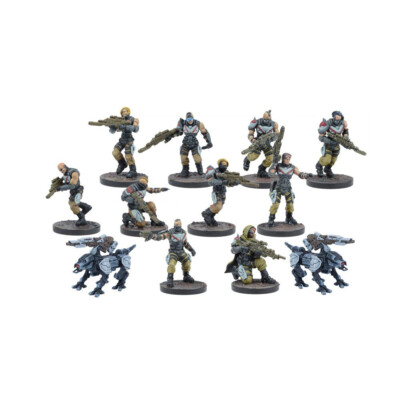Enforcer Pathfinders - Firefight Mantic Deadzone 28mm Warhammer 40k Sci-fi THG