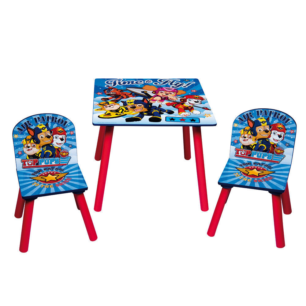 paw patrol childrens table and chairs