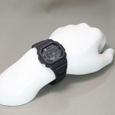 Pre-owned Casio G-shock Radio Solar Gw-m5610ubc-1jf Men\\\\\\\'s Watch Black Japan Import