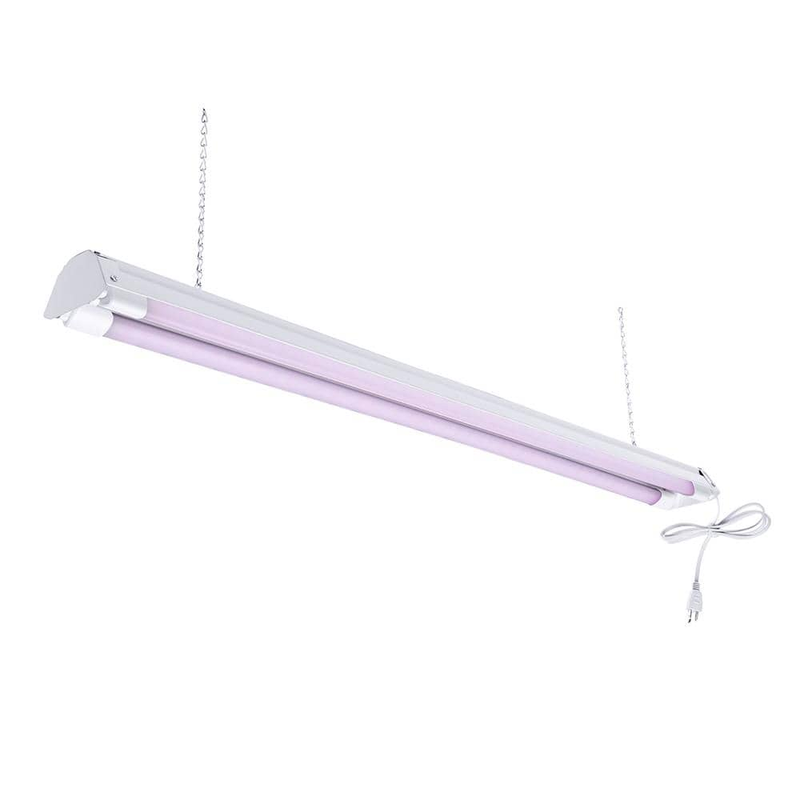 4 Ft. 32-Watt Full Spectrum LED Grow Light Fixture (2 Tubes Included)