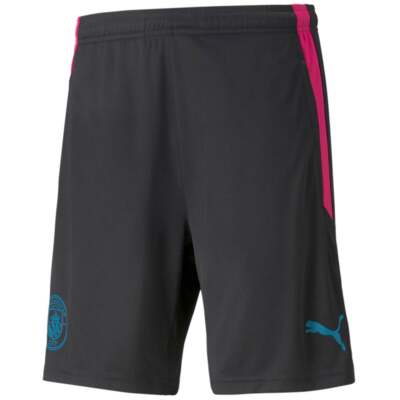 

Puma Mcfc Training Shorts W Pockets Staff Mens Black, Blue Athletic Casual 76447, Puma Mcfc Training Shorts W Pockets Staff