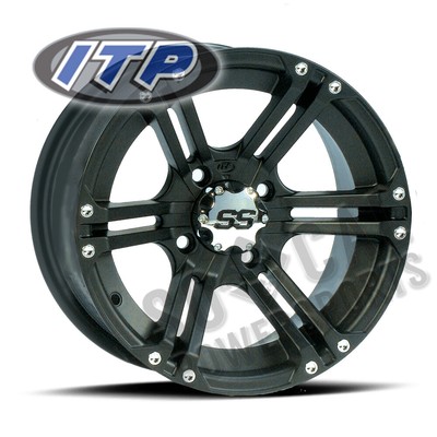 ITP SS212 Wheel 12x7 4/110 Matte Blk 5+2 YFM700KPS Kodiak EPS SE IRS (2016-2017)