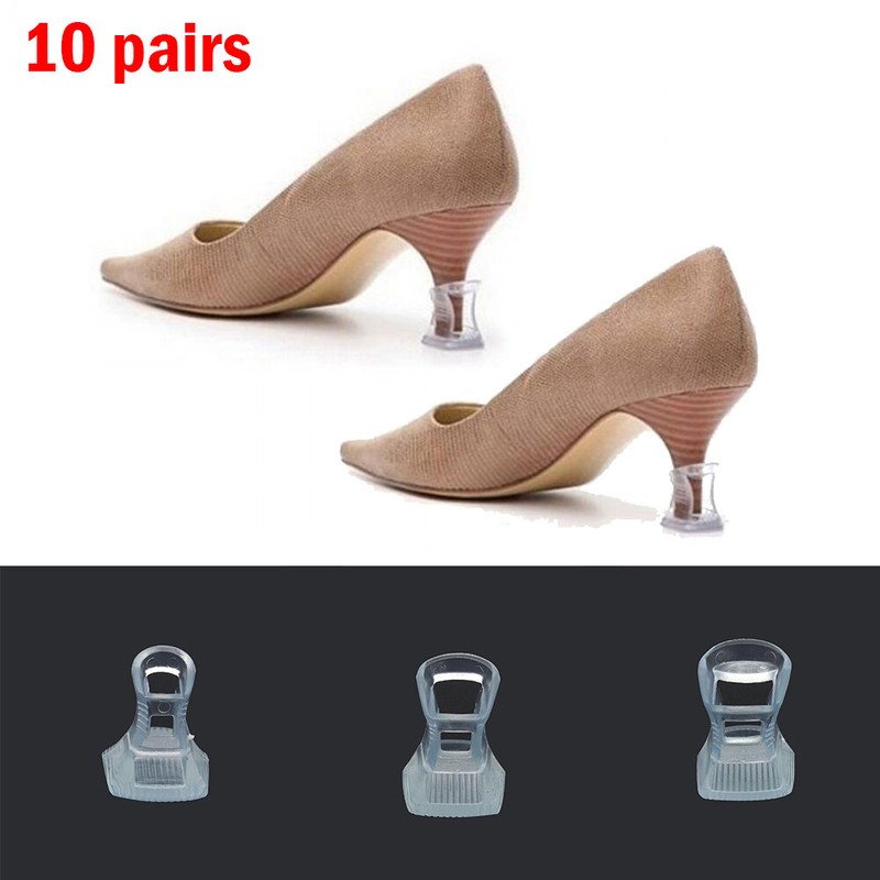 clear heel covers