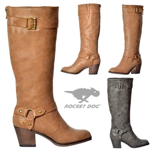 rocket dog knee high boots