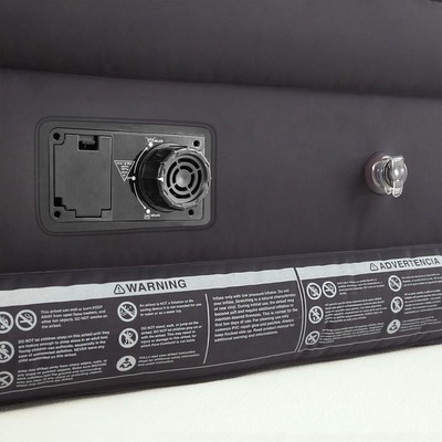 Air Comfort Mattress Deep Sleep Twin Size Raised Built-in Pump Soft Sueded Top