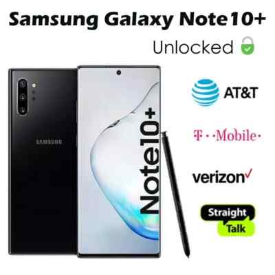 Brand New Samsung Galaxy Note 10+ Plus Factory Unlocked SM-N975U 12/256GB Black