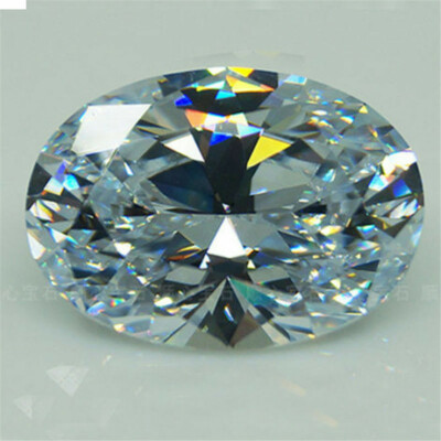 HUGE Unheated 56.58ct VVS White Sapphire Oval Cut AAAA+ Loose Gemstone 15mm*20mm