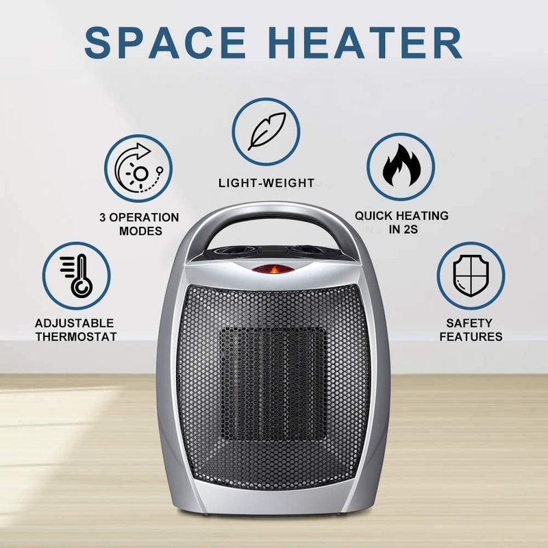 Garage Hot Air Fan For Indoor Small Room 750w/150