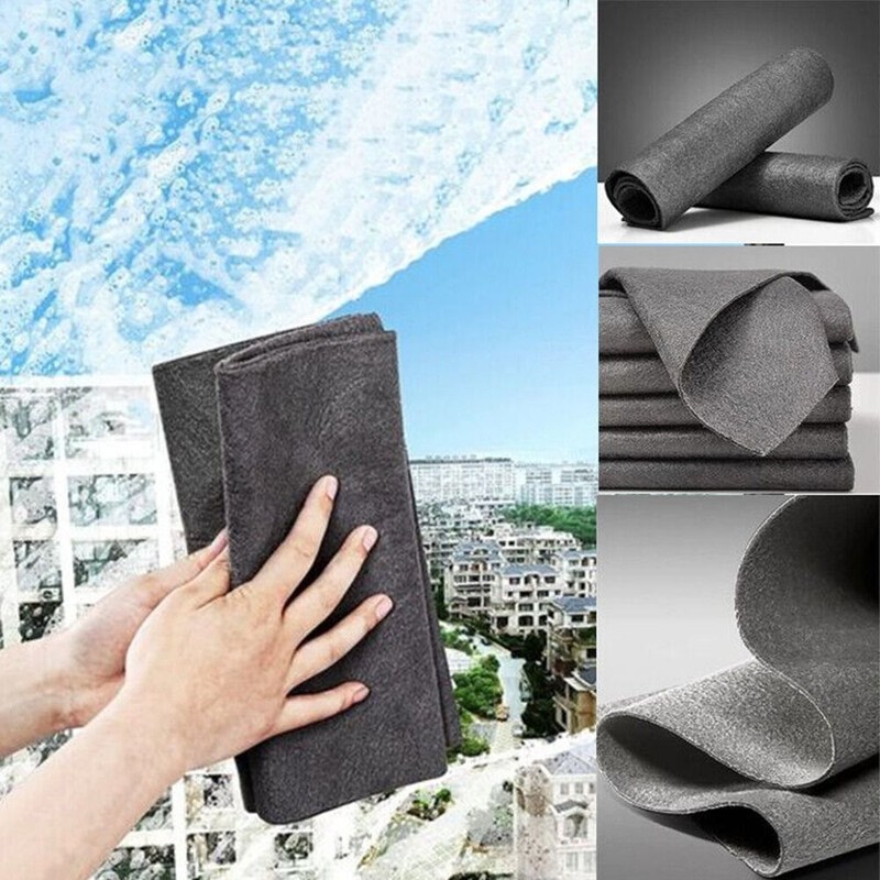 No Trace Glass Cleaning Cloths Car Polishing Rag Thick Dishcloth Magic Cloth