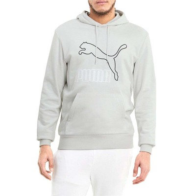 

Puma Classics Logo Pullover Hoodie Mens Size  Повседневная верхняя одежда 597741-05, Grey