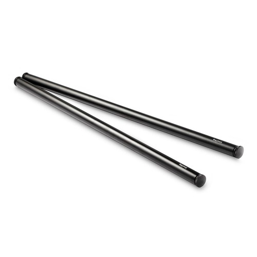 2pcs 15mm Black Aluminum Alloy Rod (M12-40cm) 16inch for shoulder load 1054