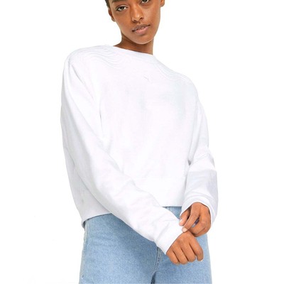Свитер Puma Snow Tiger Crew Neck с длинным рукавом женский белый 533474-02