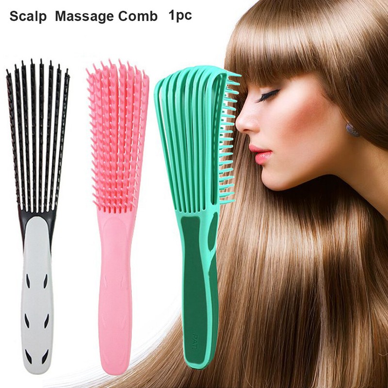 Hairdressing Styling Tools Scalp Massage Comb Curls And Straight