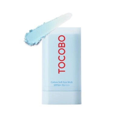 TOCOBO Cotton Soft Sun Stick SPF50+ PA++++ Smooth Invisible Matte Finish Exp2026