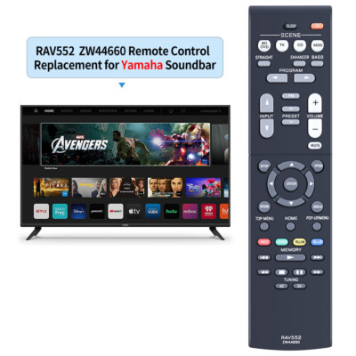 RAV552 ZW446600 Remote Control For Yamaha AV Receiver RX-V283 TSR-5790 HTR-3072