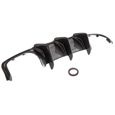 Carbon Fiber Rear Diffuser Bumper Lip for Mercedes-Benz W204 C63 AMG 2008-2011