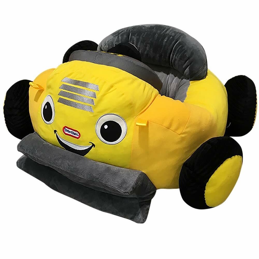 Little Tikes Yellow Car Cozy Coupe Plush Toddler Seat Patrol Activity Baby Chair | eBay