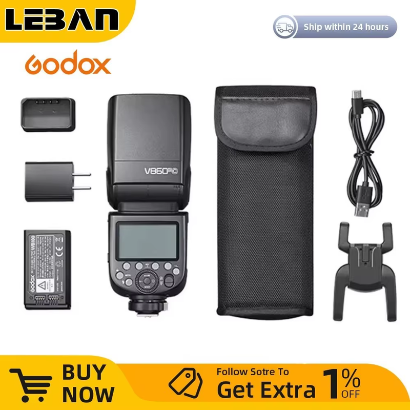 Godox V860III V860 III Speedlite Camera Flash E-TTL HSS Flash Light for Canon So