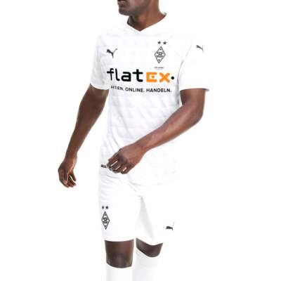 

Рубашка Puma Bmg Home Replica VNeck Short Sleeve Jersey Mens White 757390-01, Белый, Puma Bmg Home Shirt Replica VNeck Short Sleeve Jersey