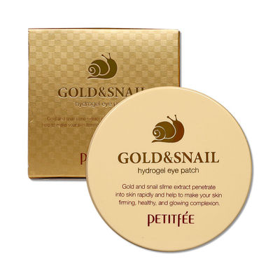 [PETITFEE] Gold and Snail Firming Hydrogel Eye Patch 60pcs/1box KOREA NEW
