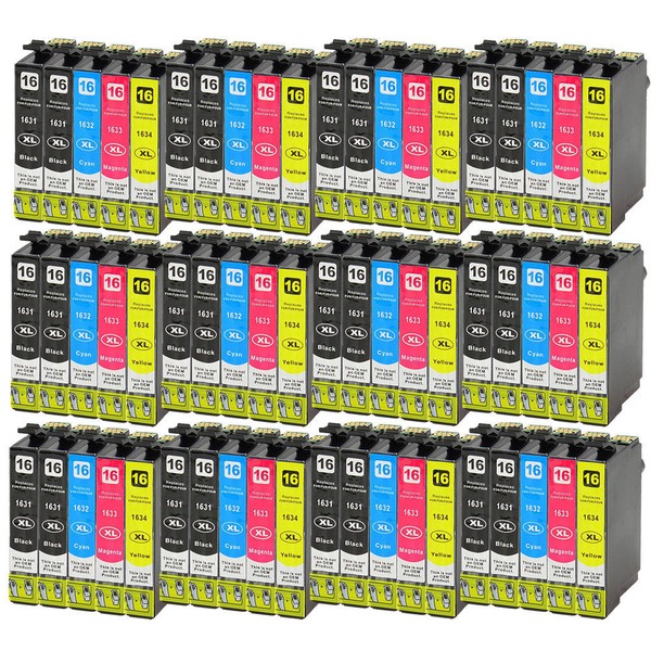 XL Cartuchos de tinta para Epson Workforce WF-2010W WF-2630WF WF-2750DWF Non Oem