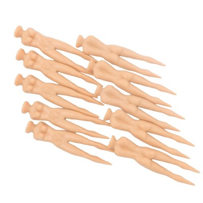 20 Pcs Fun Golf Equipment Pitch Fork Tool Custom Tees Unbreakable Tees