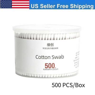 500PCs Long Wooden Cotton Swabs, Q-tip Swabs 6'' Extra Long Wood Handle Clean