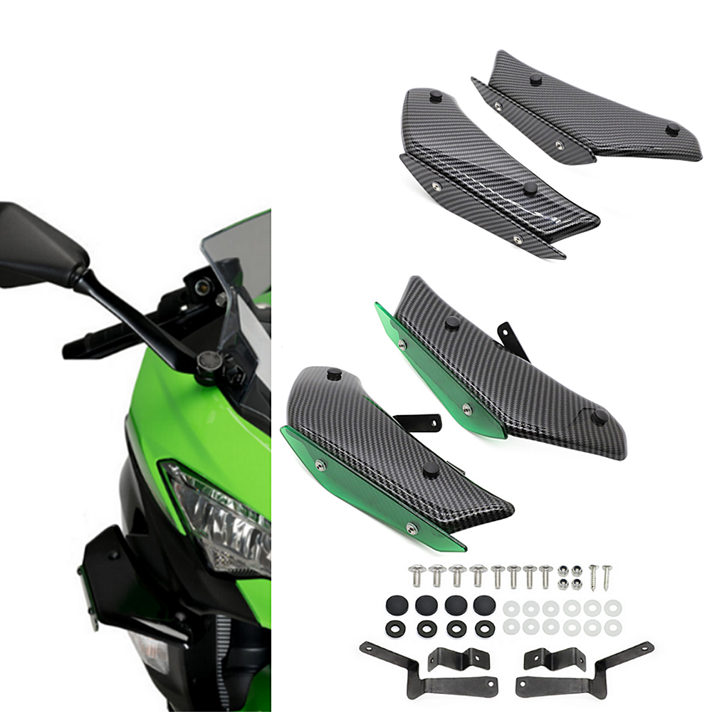 Front Spoiler Winglets Downforce Fairing Kit For 2011-2020