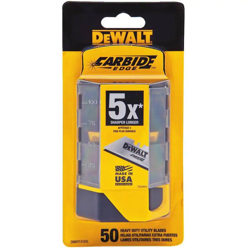 Carbide Utility Blade (50-Pack) New Knife