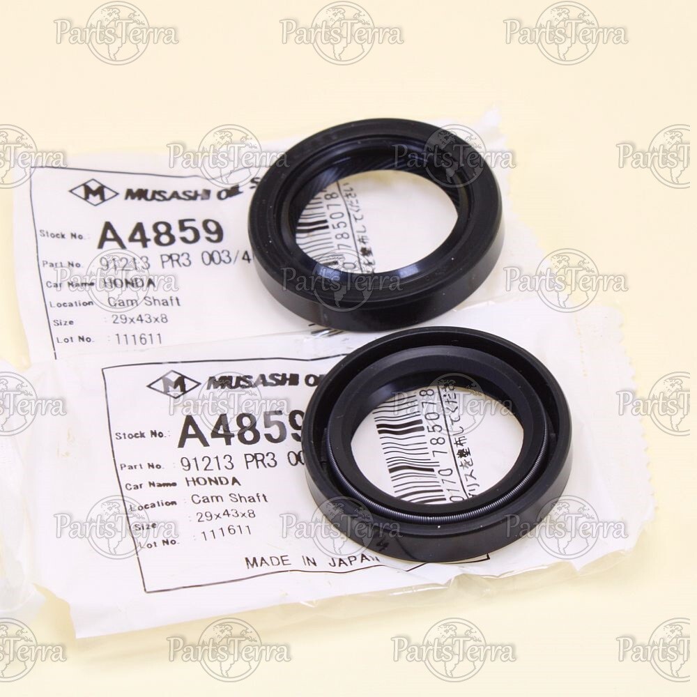 JDM Musashi HONDA Si B16 Civic ACURA Camshaft Cam Seals A4859 (91213-PR3-004) -2