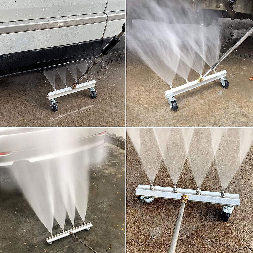 Pressure Washer Undercarriage Cleaner Under Car Wash 30° Angled Extension Wand