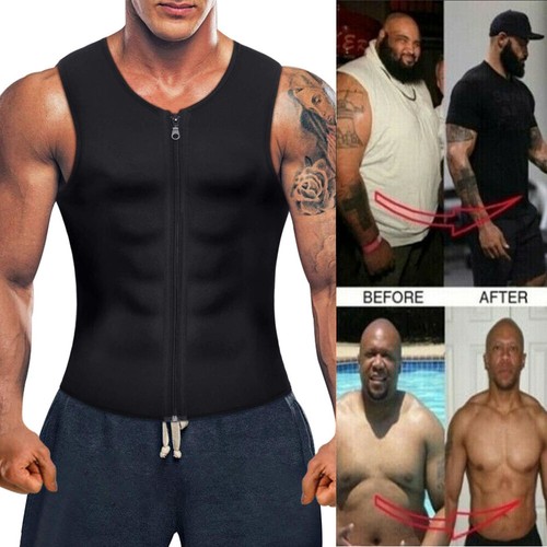 sauna vest before and after