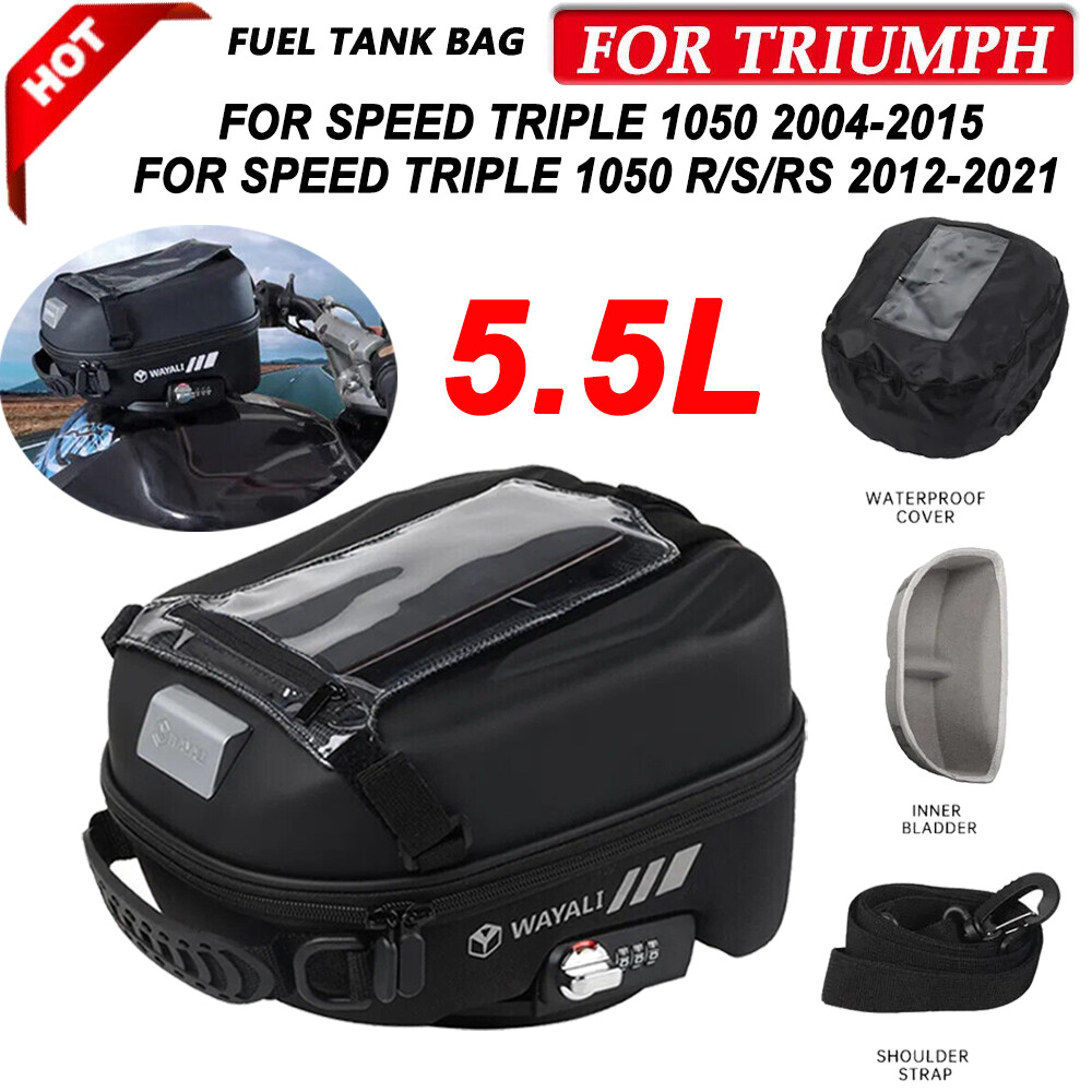 For TRIUMPH Speed Triple 1050 1050R/S/RS Fuel Tank Bag Navigation Packag Luggage