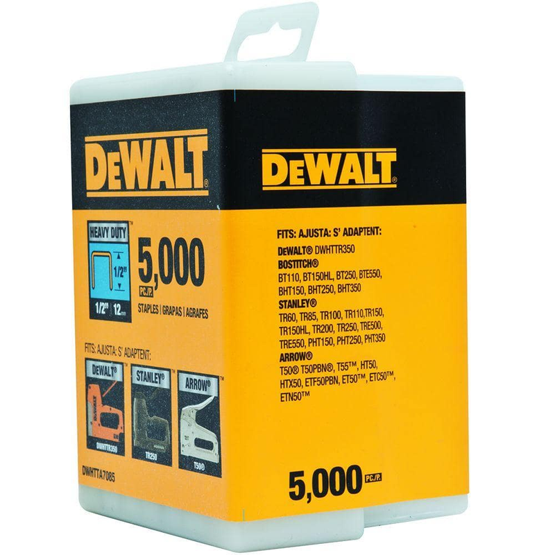Heavy Duty Staples 3/8in 5000per box Compatible w/. Dewalt Stanle Bostitch Arrow
