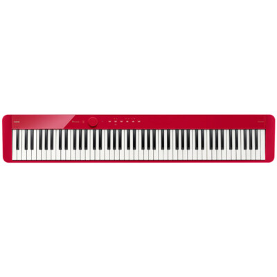 Casio Privia PX-S1100 88-Key Digital Piano Keyboard, Scaled Hammer Action, Red