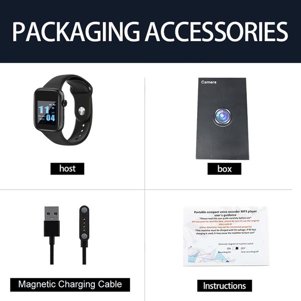 16G-256G Watch Wristband Camera Video Recorder 1080P HD Mini Security Hidden Cam - Image 21