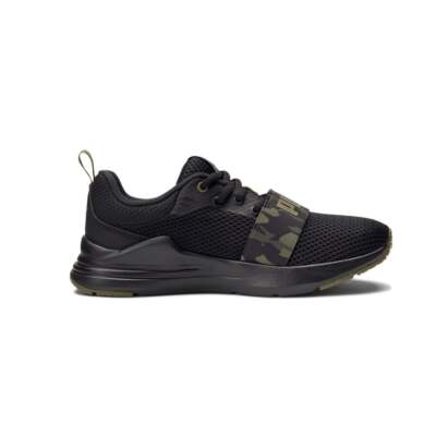

Повседневная обувь Puma Wired Run Og Camo Lace Up Youth Boys Black Sneakers 37786401, Черный, Puma Wired Run Og Camo Lace Up Youth